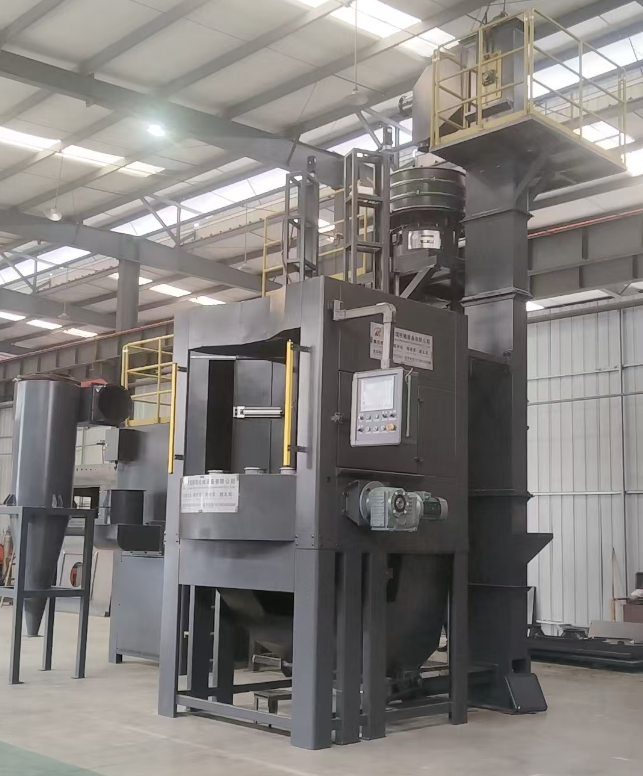 广西转盘式喷砂机 提升圆形工件处理效率